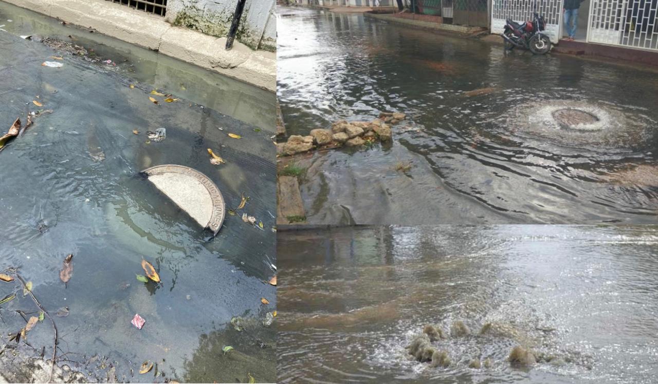 Rebosamientos de aguas afectan a Santa Marta
