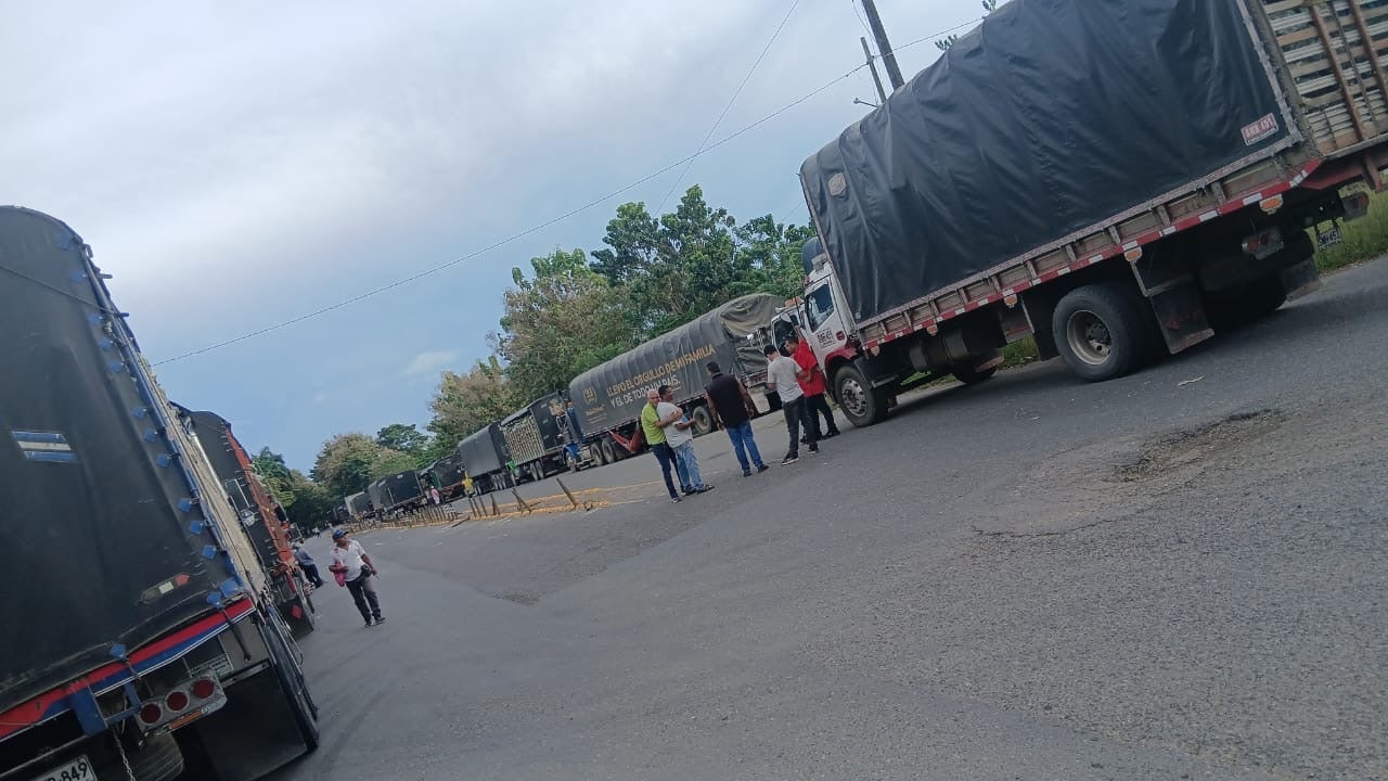 El bloqueo comenzó ayer