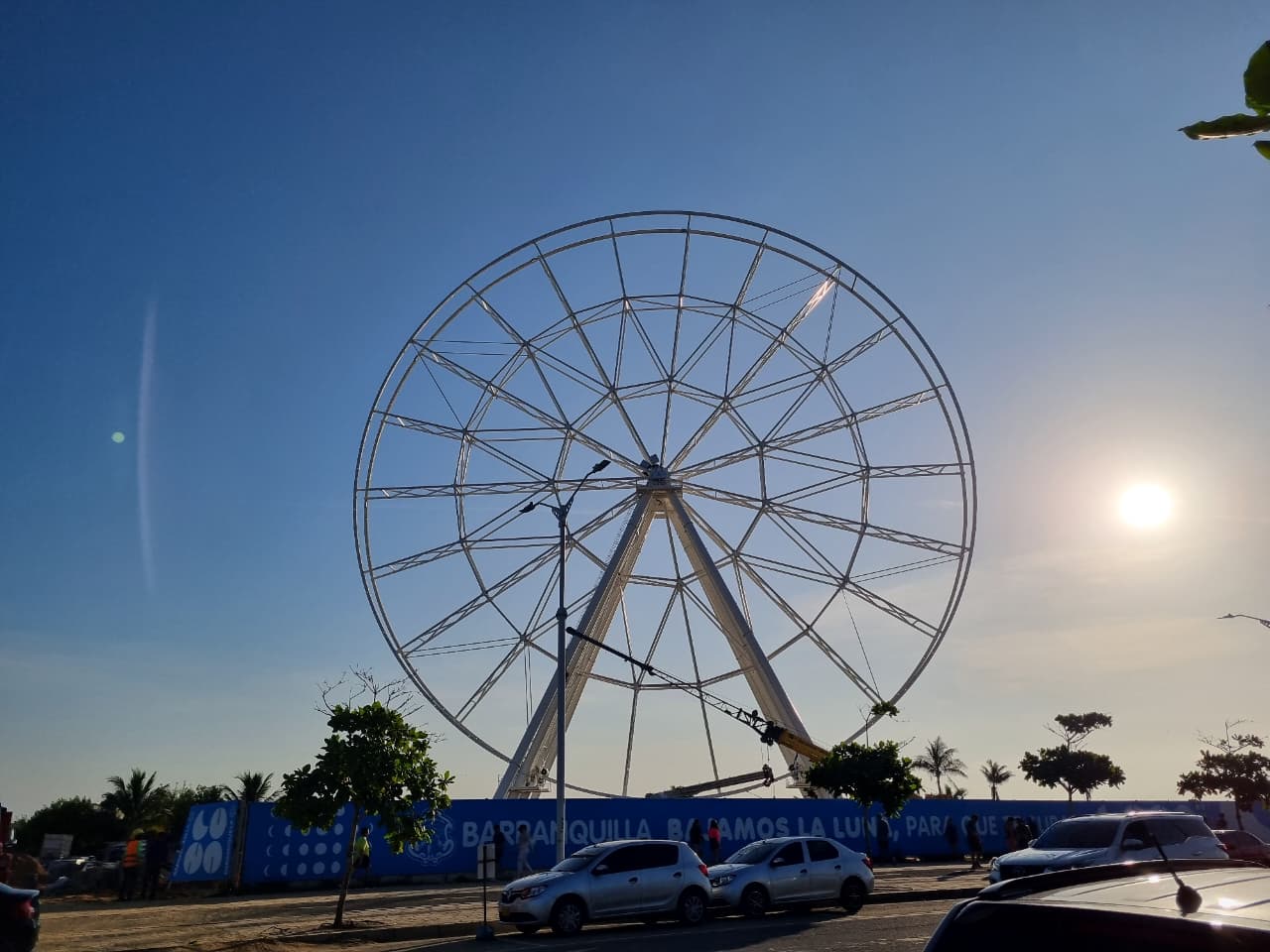 Los tres aros que conforman la Luna del Río ya están listos