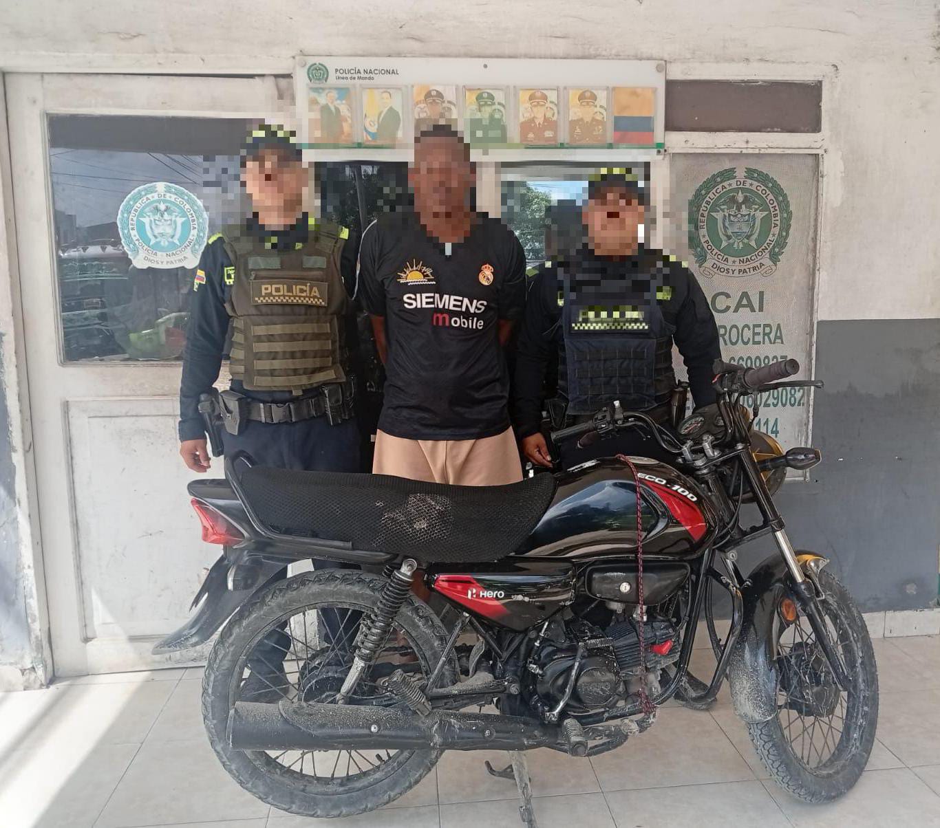 Capturado alias ‘El Jonat’ en Olaya Herrera por el hurto de una motocicleta