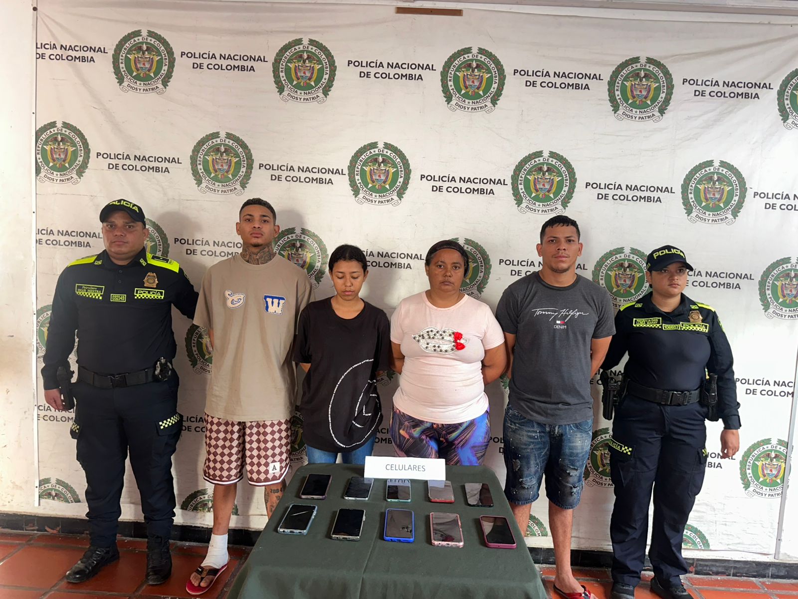 Los operativos se desarrollaron en Soledad y Bogotá