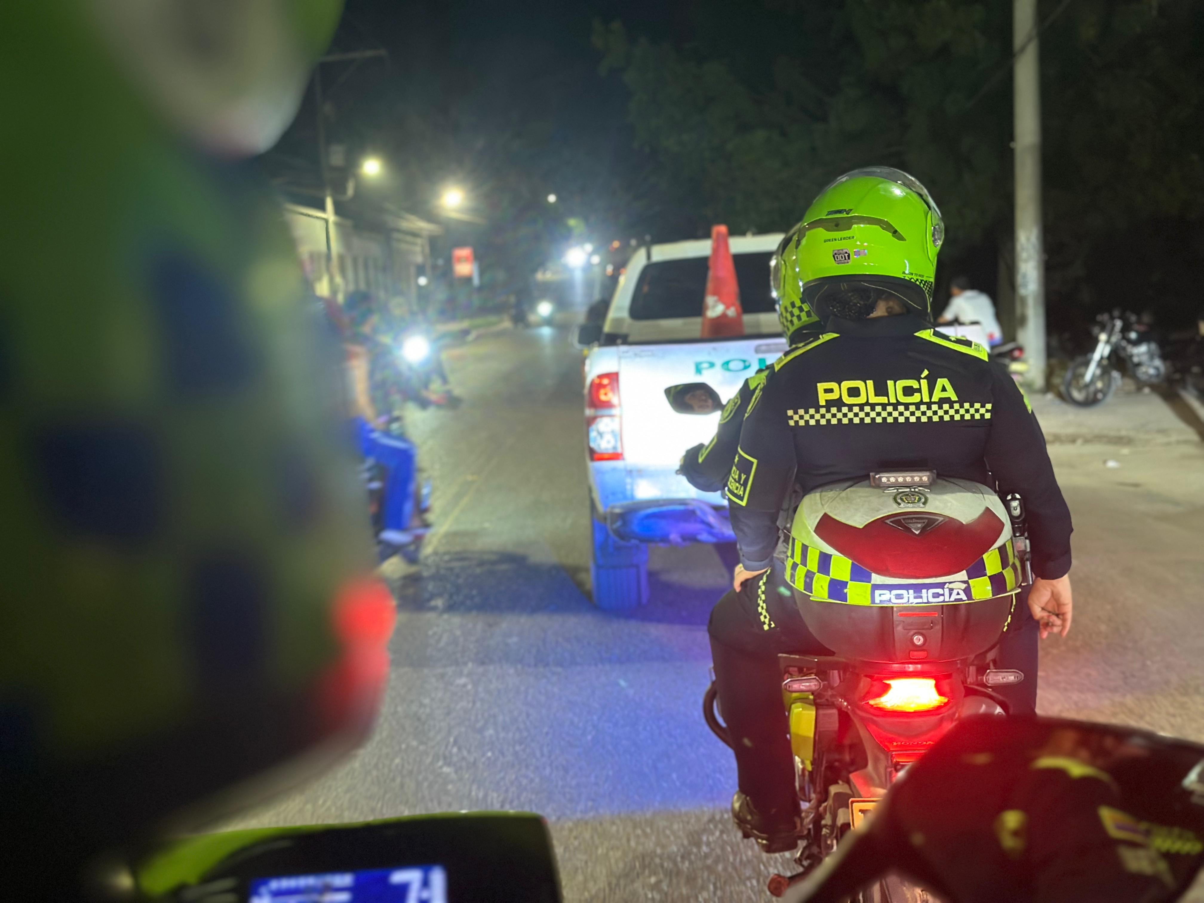 Policías en Bolívar