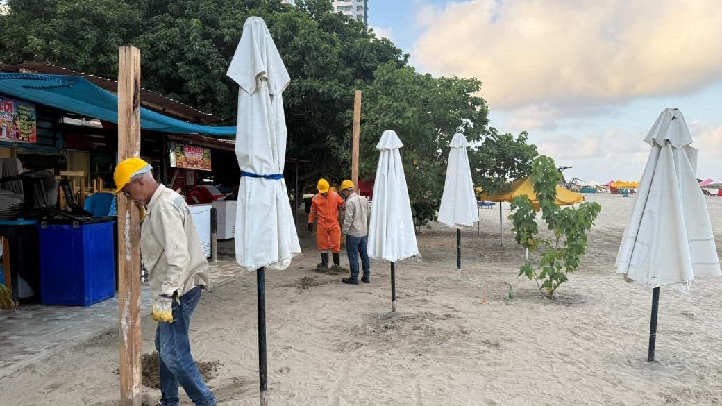 Protección costera en Cartagena: hay cierres temporales con el inicio de las obras en Playa 2