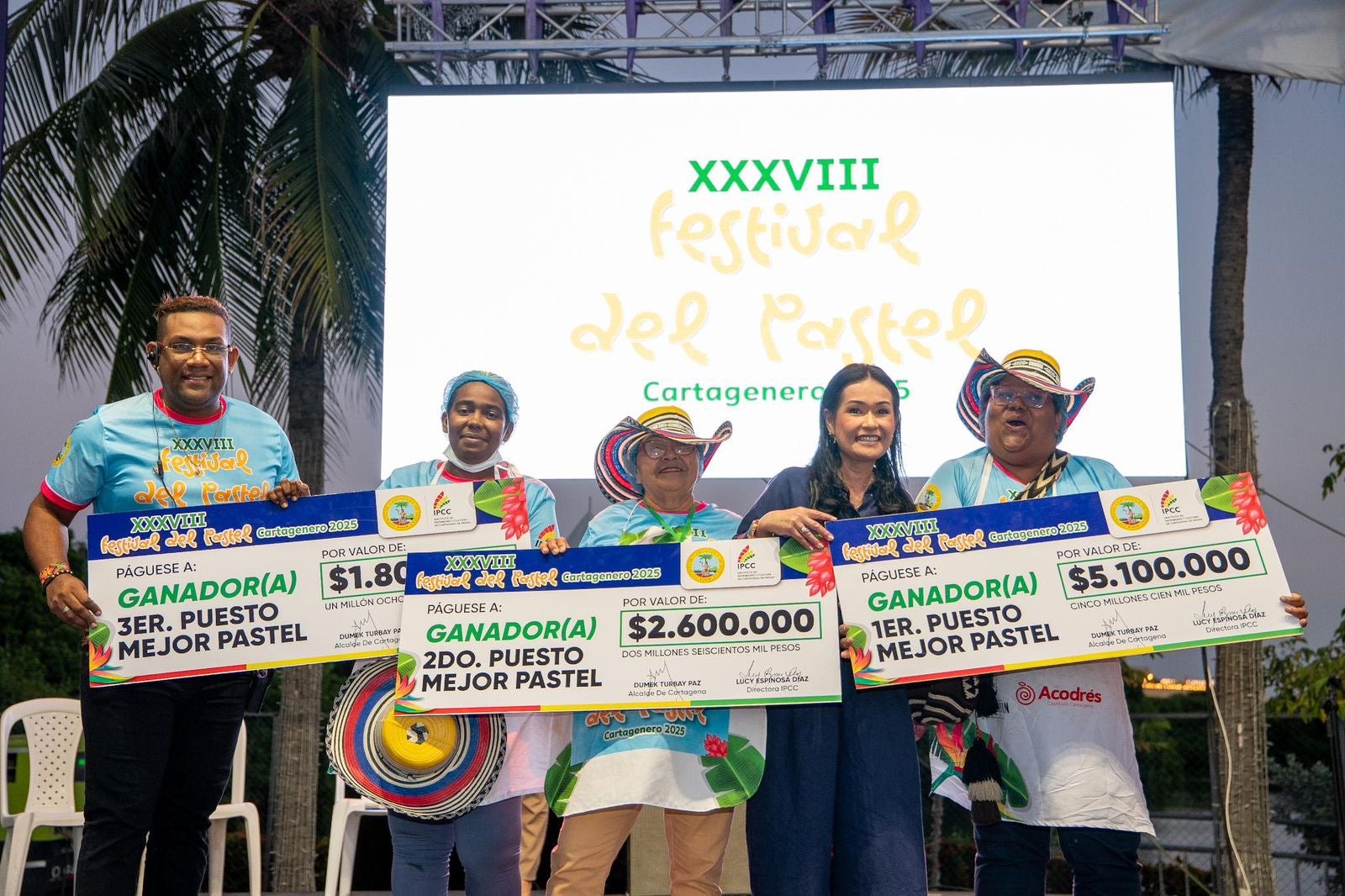 Ganadores del Festival del pastel cartagenero 2025