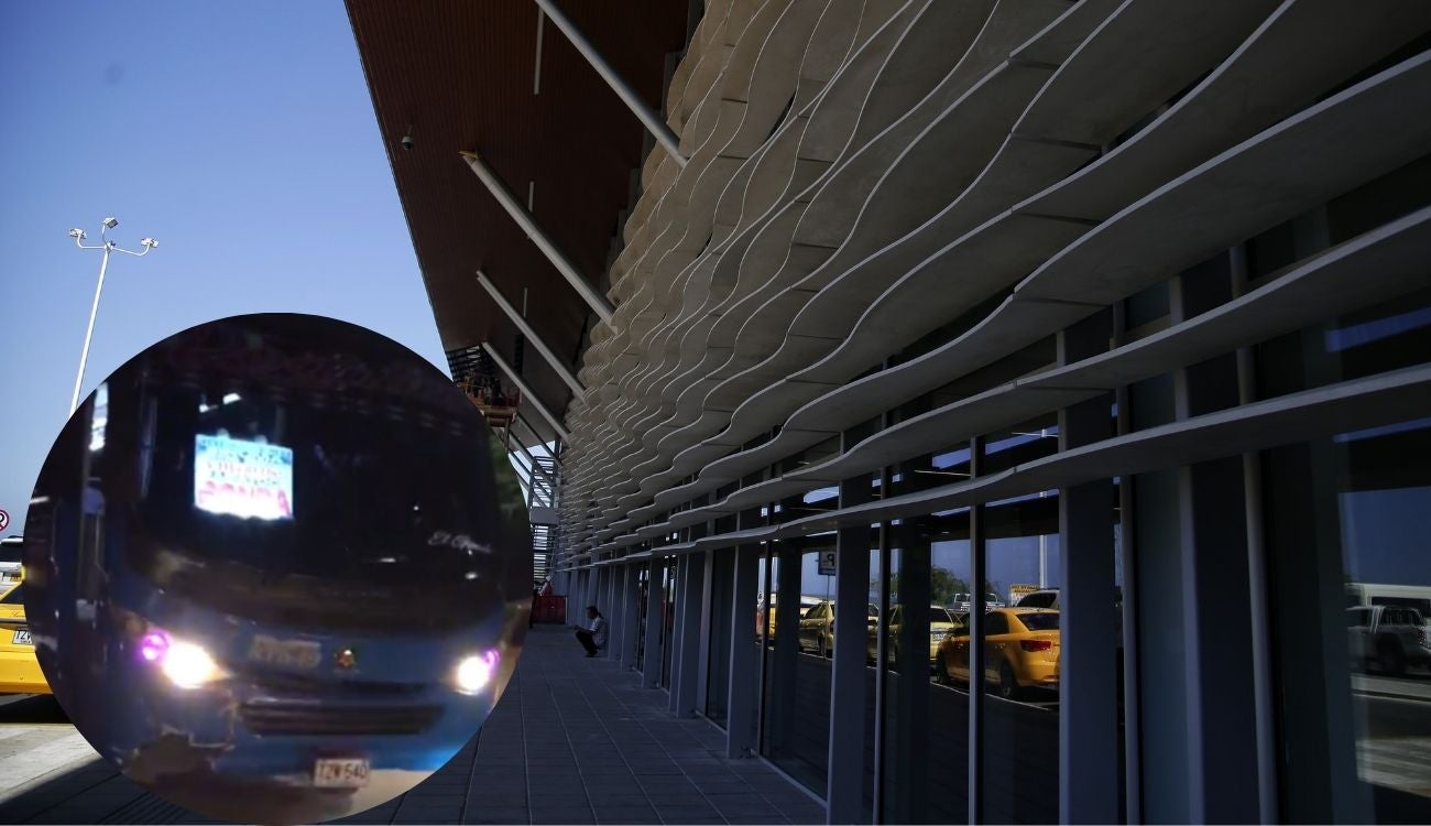 Choque cerca del aeropuerto de Santa Marta dejó un carro en el mar