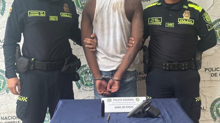 Cae en Cartagena con una pistola joven de 18 años que se había escapado de centro especializado