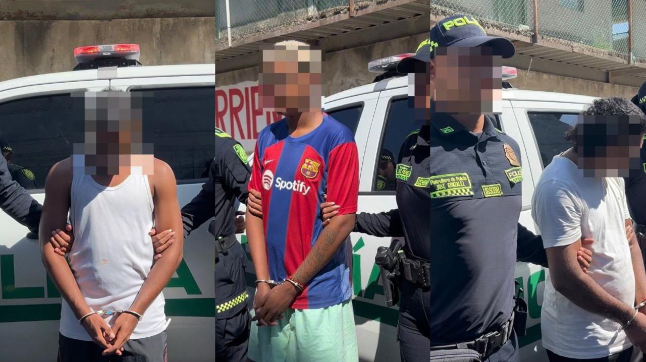 Capturan en Cartagena a seis presuntos sicarios que serían responsables de seis homicidios entre 2024 y 2025