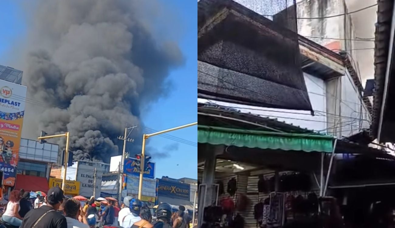 Incendio en el Mercado de Bazurto