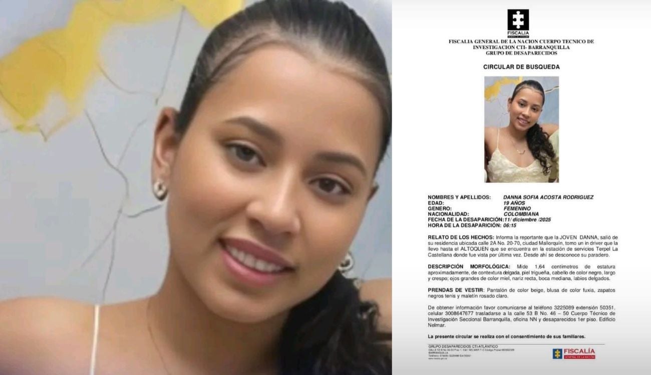 Buscan a joven de Plato desaparecida en Barranquilla