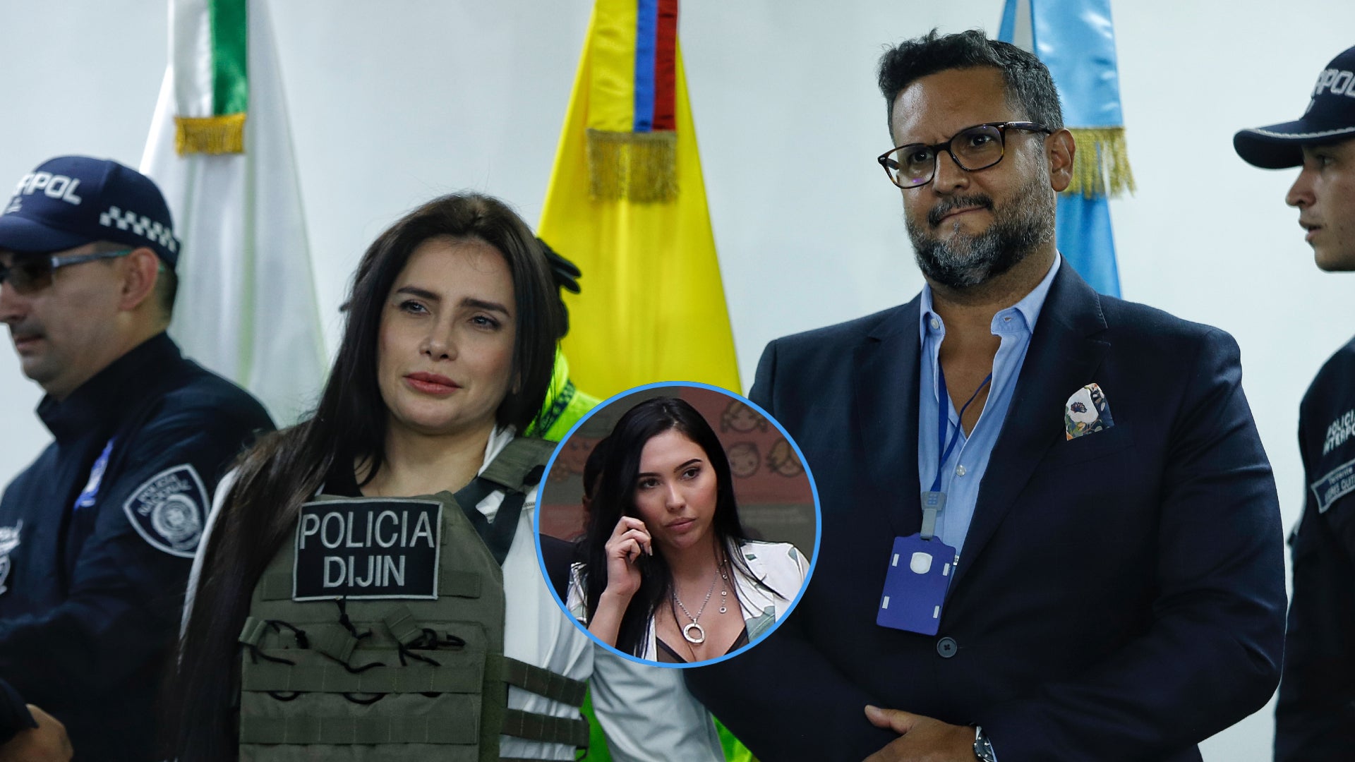 Aida Merlano, Aida Victoria Merlano y Miguel Ángel del Río