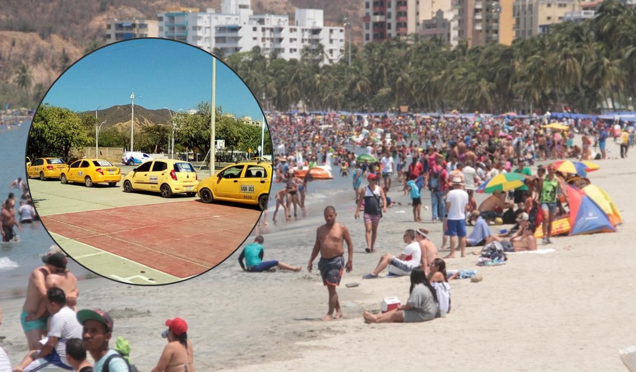 Santa Marta suspende el pico y placa para taxis ante alta afluencia turística y reporta balance positivo en seguridad vial