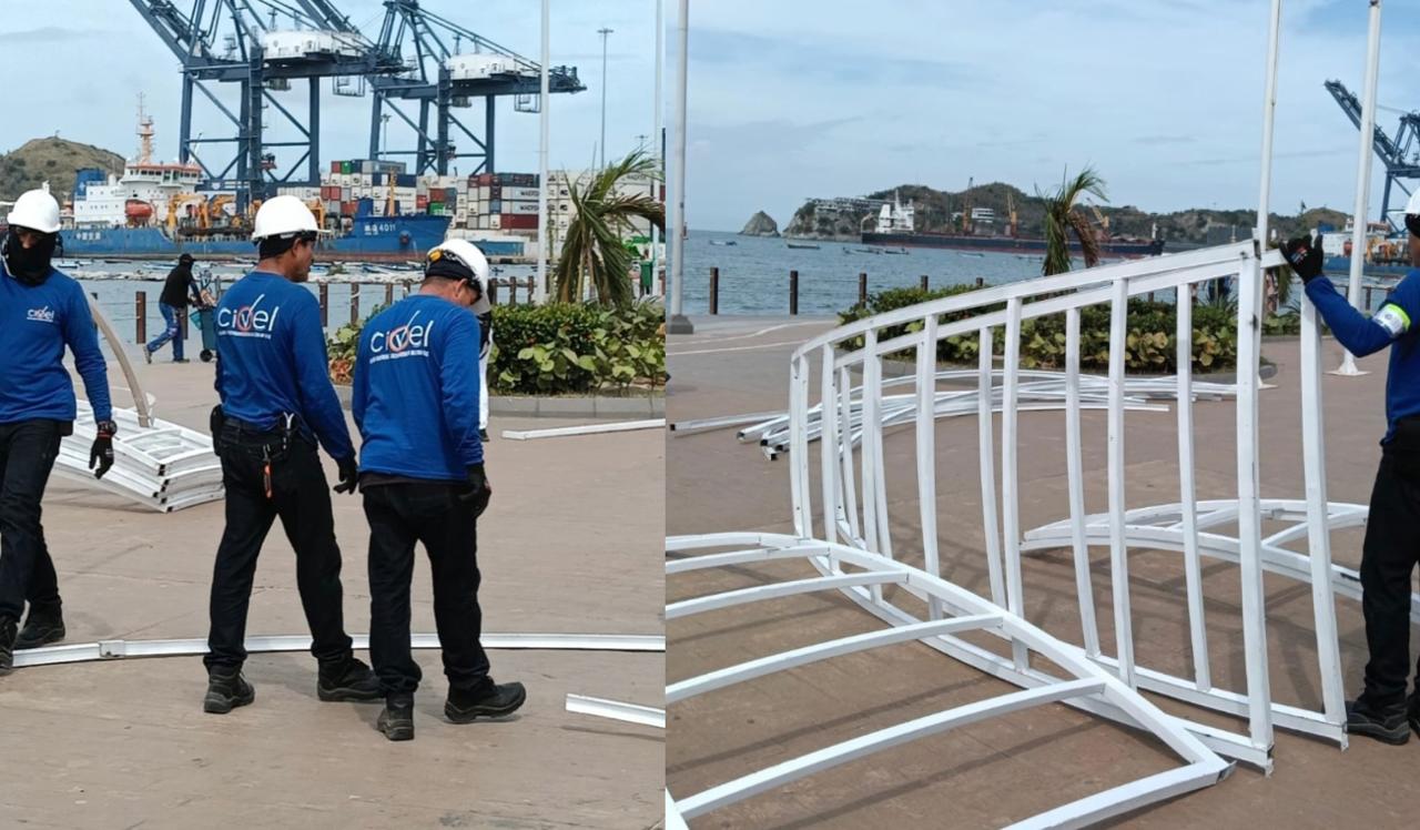 Luces apagadas y reclamos encendidos en Santa Marta por retraso del alumbrado navideño