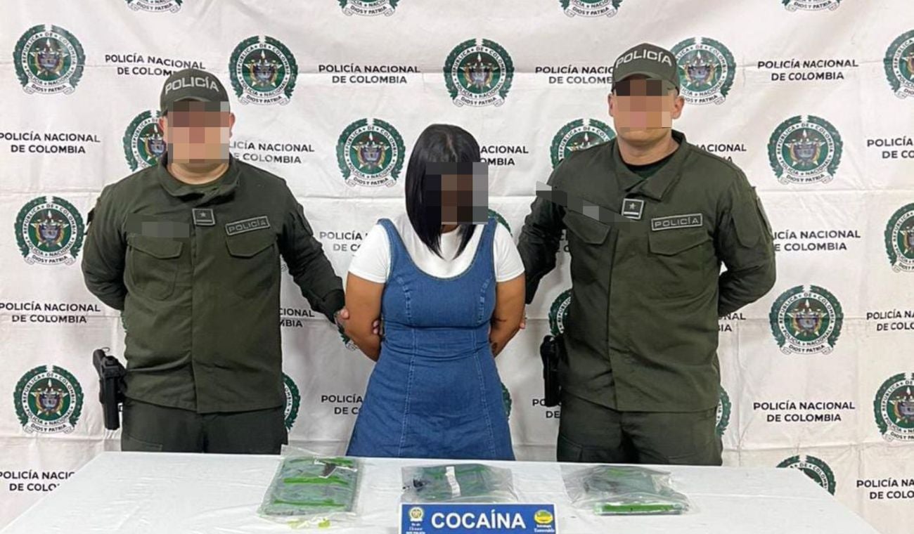 Detenida portando tráfico de estupefacientes