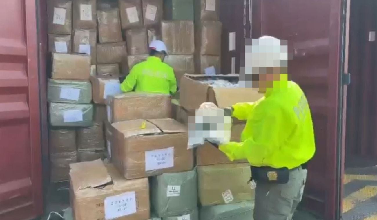 Operativo en el puerto de la ciudad