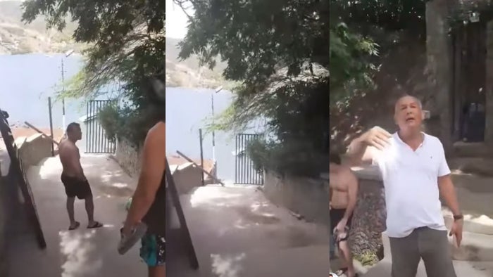 Portón de acceso a playa en Taganga desata polémica por posible privatización del espacio público