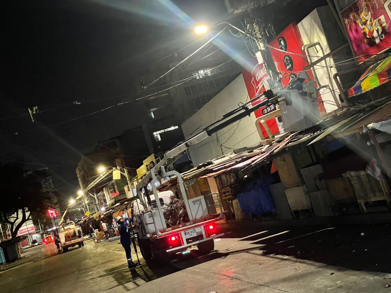 En su mayoría las conexiones estaban en ventas estacionarias o chazas