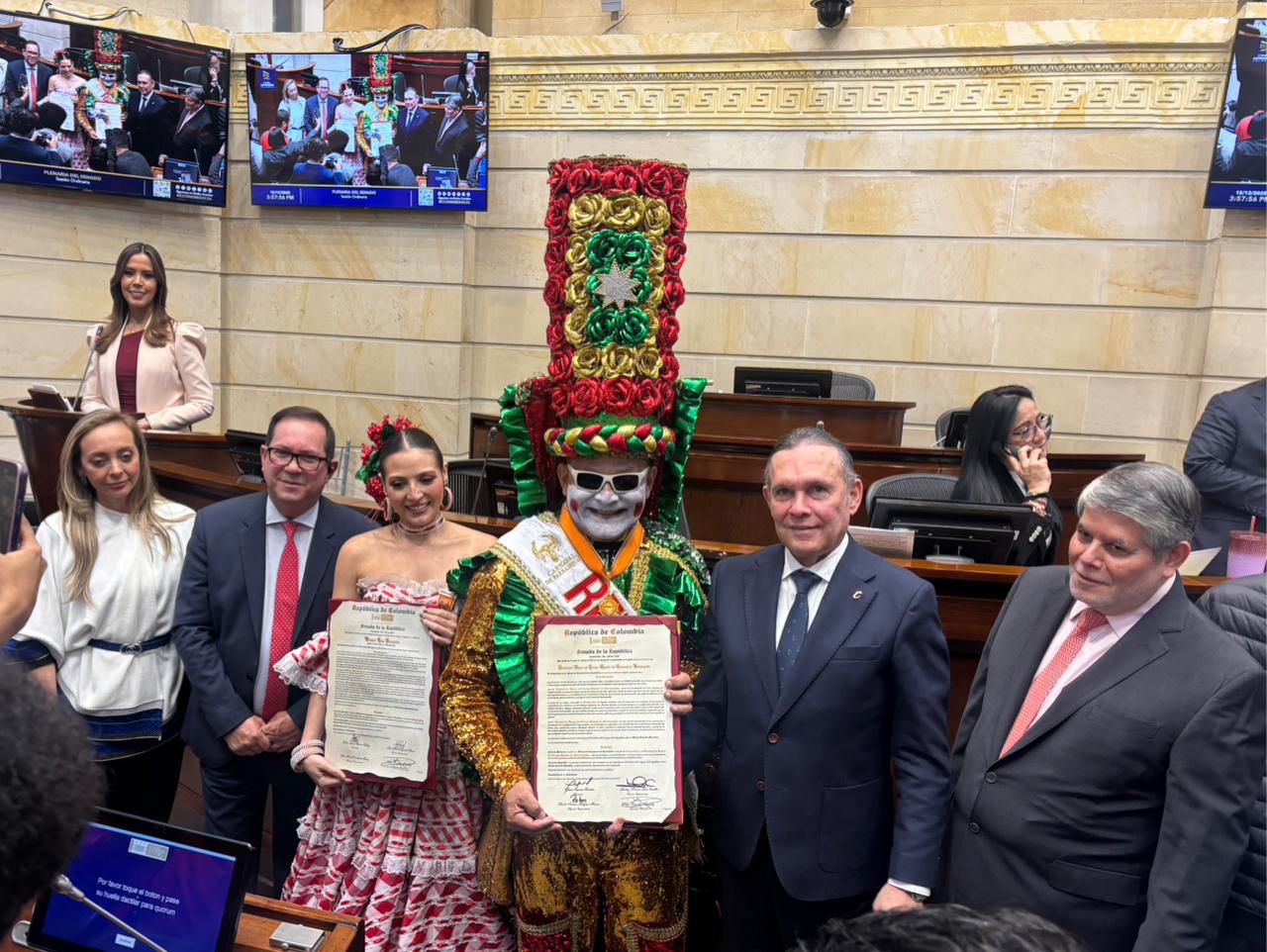 Recibieron exaltaciones que reconocen su compromiso con la cultura, la tradición y la representación del Carnaval