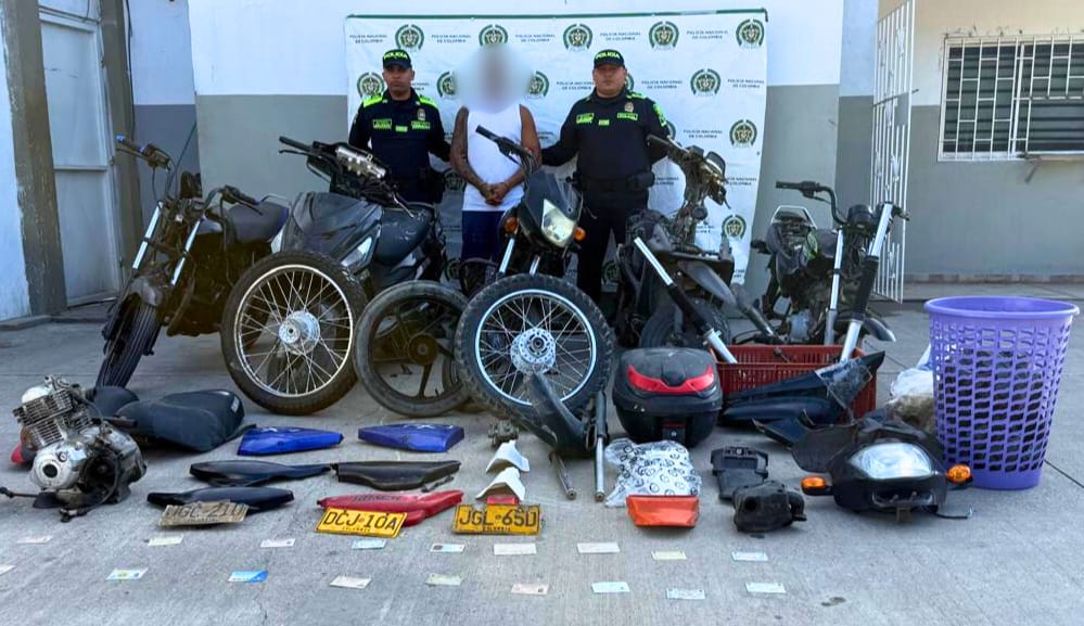 Alias Freiler presenta una trayectoria delictiva aproximada de tres años como dinamizador del hurto de motocicletas