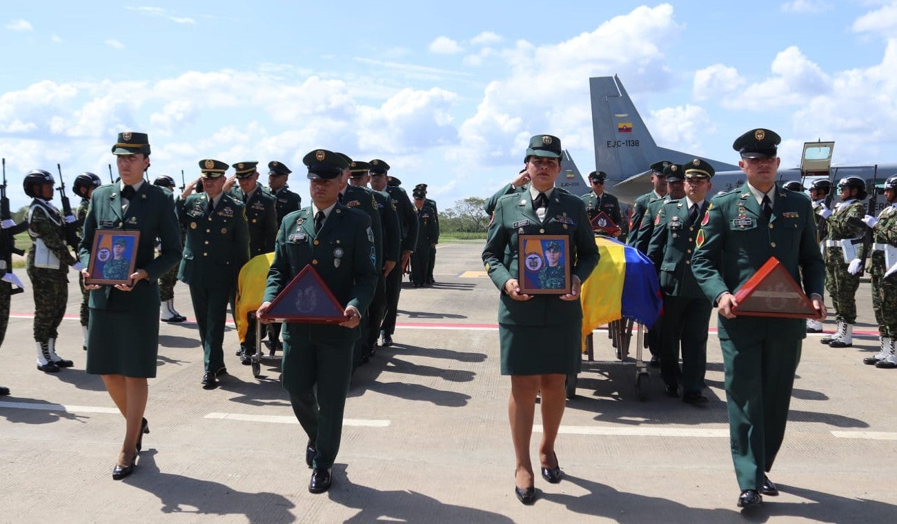Llegaron a Montería los cuerpos de los soldados muertos en el ataque a la base militar de Aguachica
