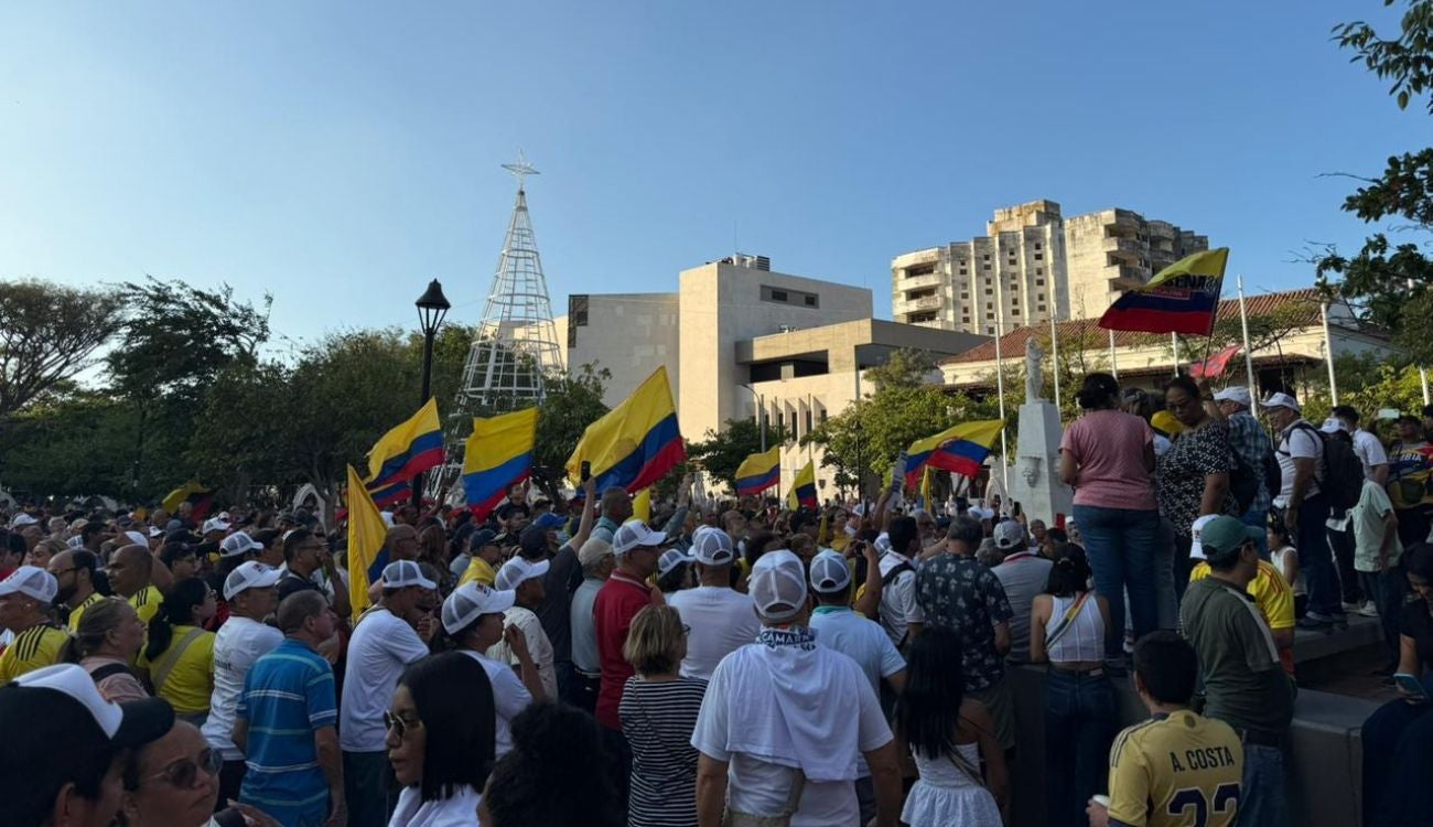Marcha en Santa Marta