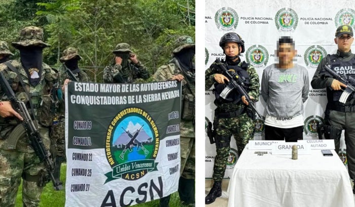 Captura de alias ‘Cabeza’ asesta golpe clave a las finanzas extorsivas de las ACS en Minca