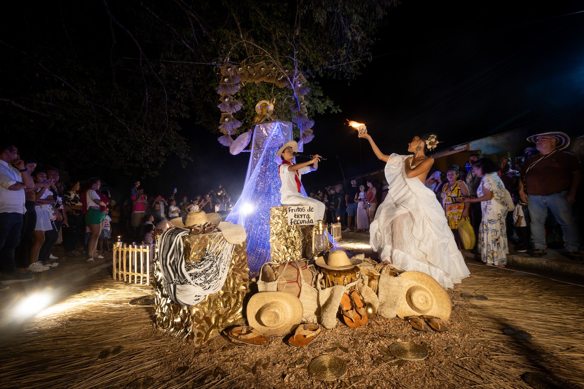 Cuadros vivos en Galeras, Sucre