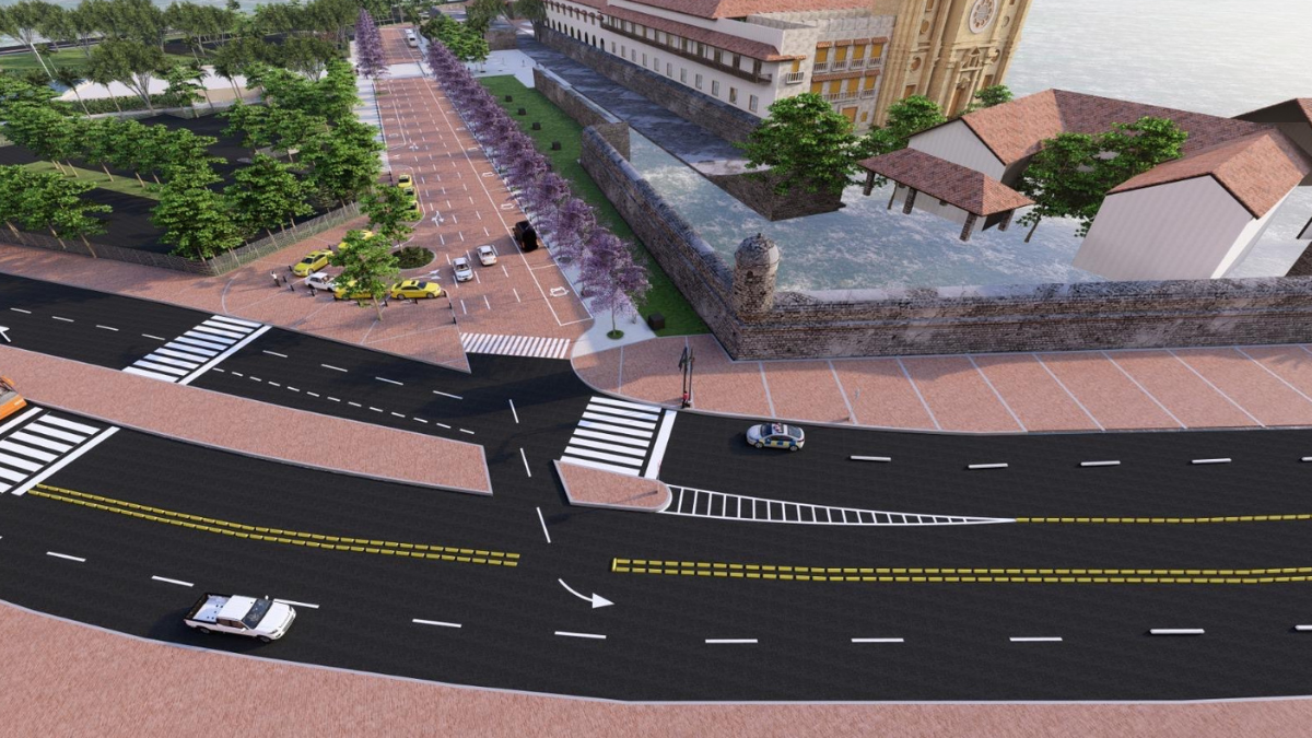 Maqueta del nuevo corredor vial