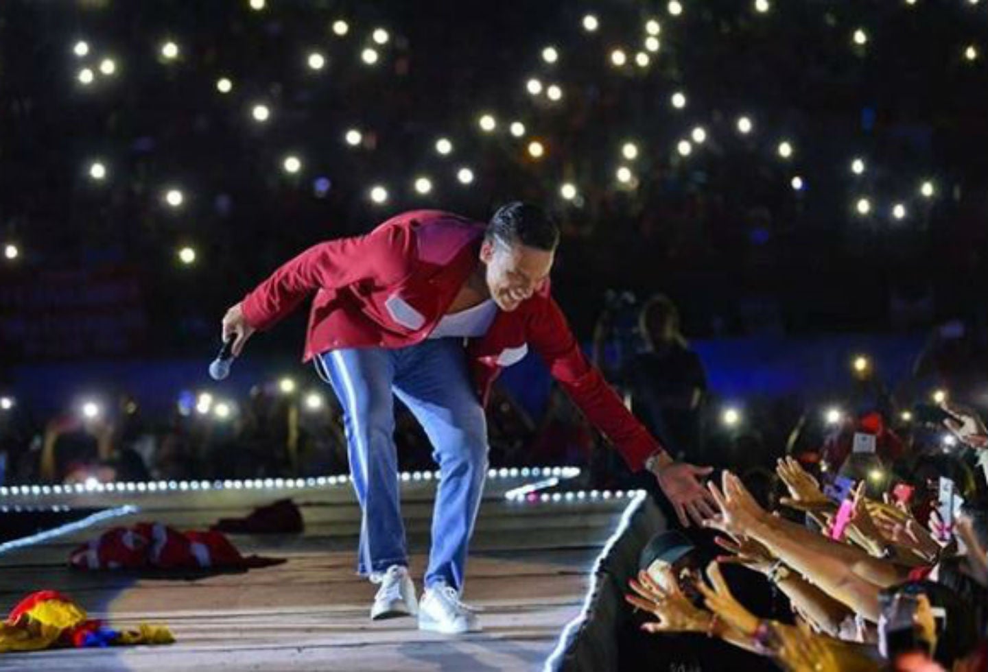 Silvestre Dangond en el lanzamiento de Esto es Vida