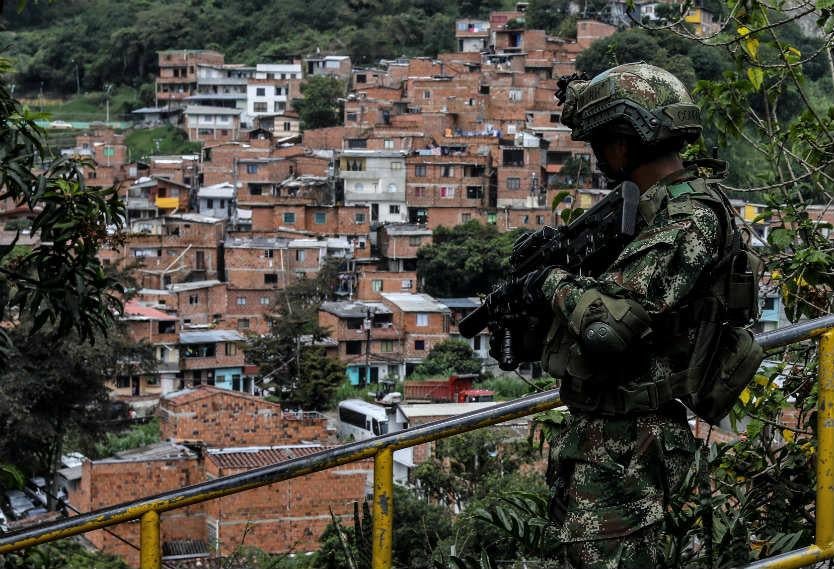 Foto de referencia de la Comuna 13 de Medellín.