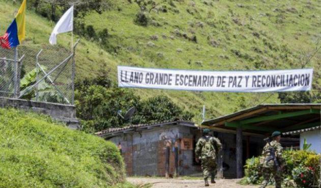 Zona veredal de las Farc.