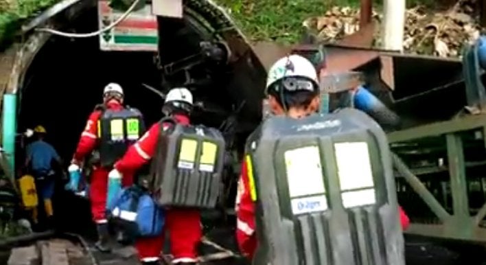 Incendio en mina de Amagá.