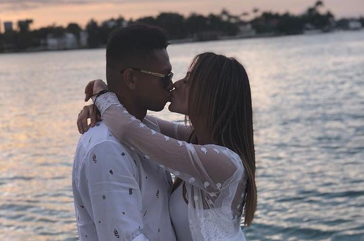 Sara Uribe y Freddy Guarín