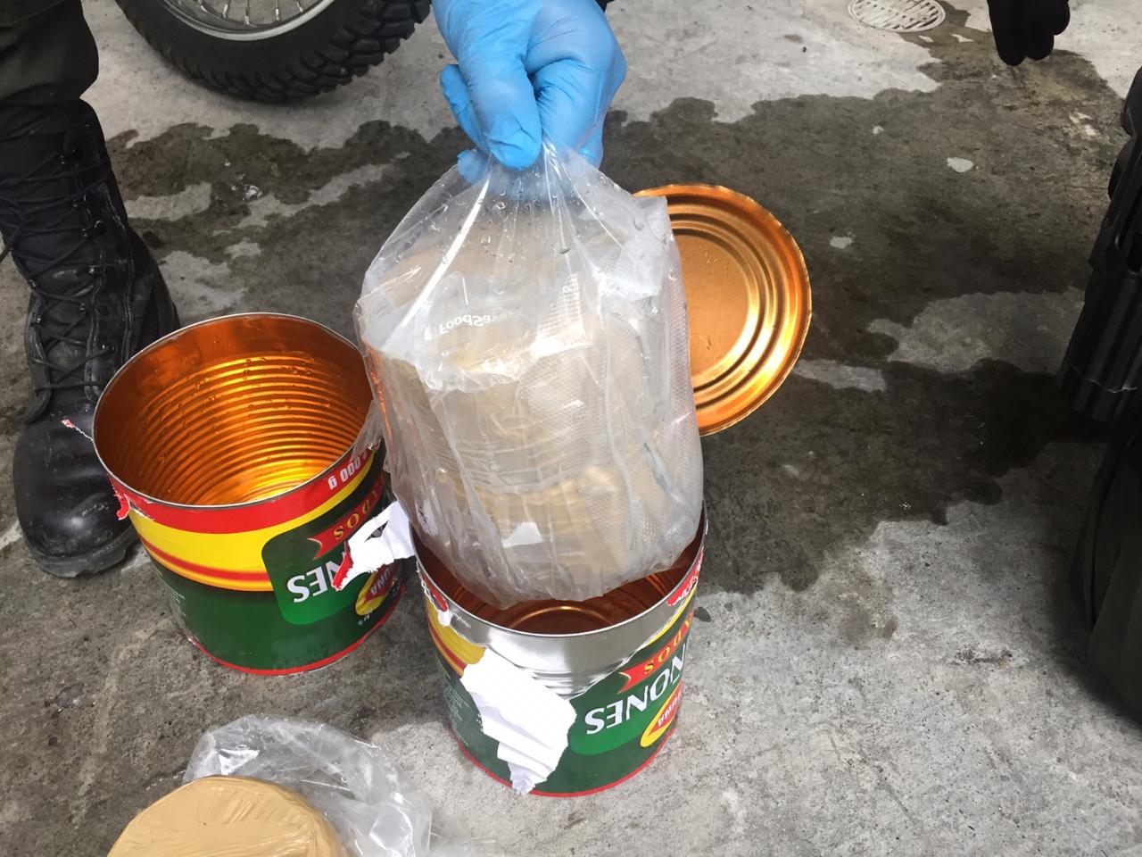 La droga fue hallada en varios ejes viales del departamento de Antioquia