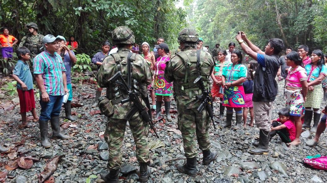 Indígenas en Antioquia.