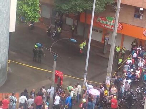 Homicidios en el centro de Medellín