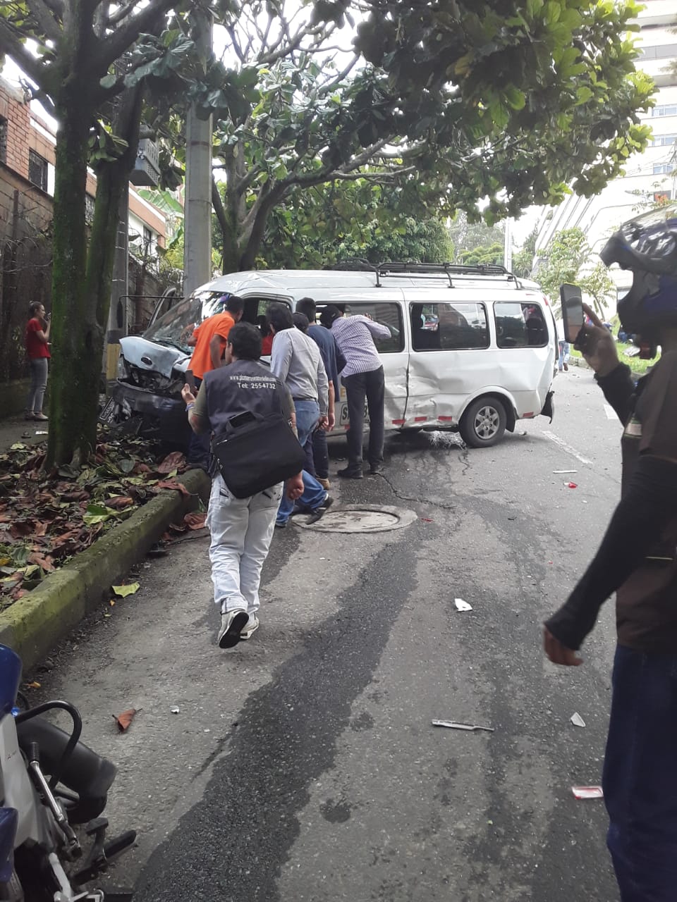 Accidente El poblado