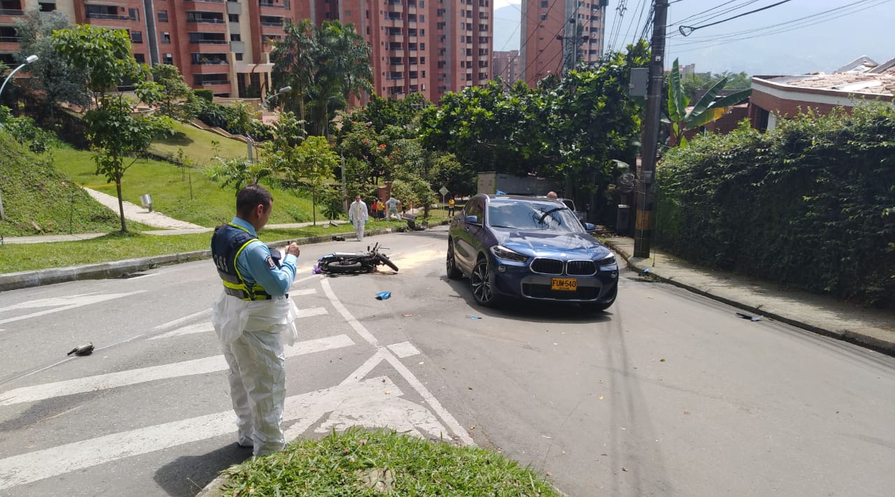 Accidente El poblado