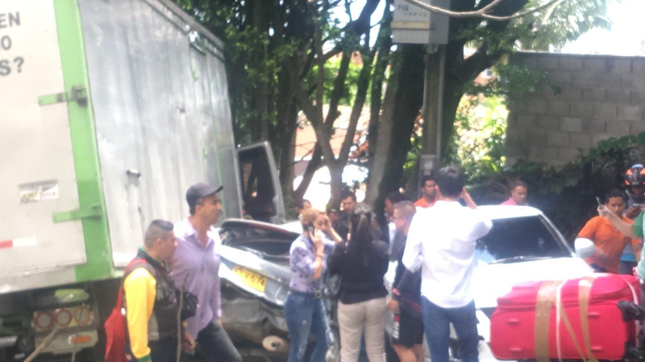 Accidente El poblado