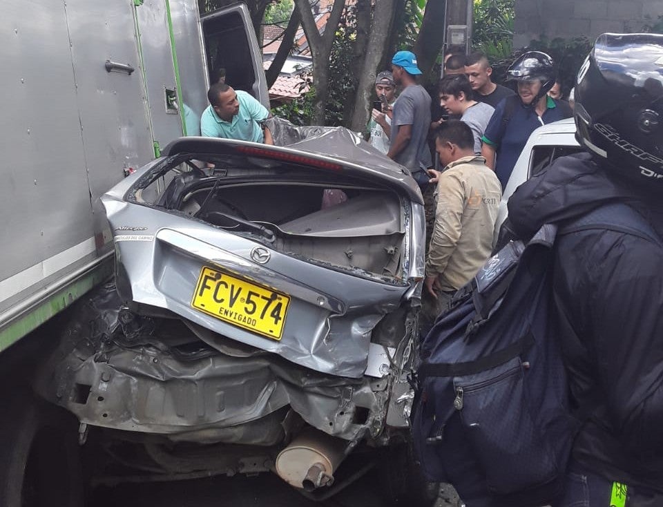 Accidente El poblado