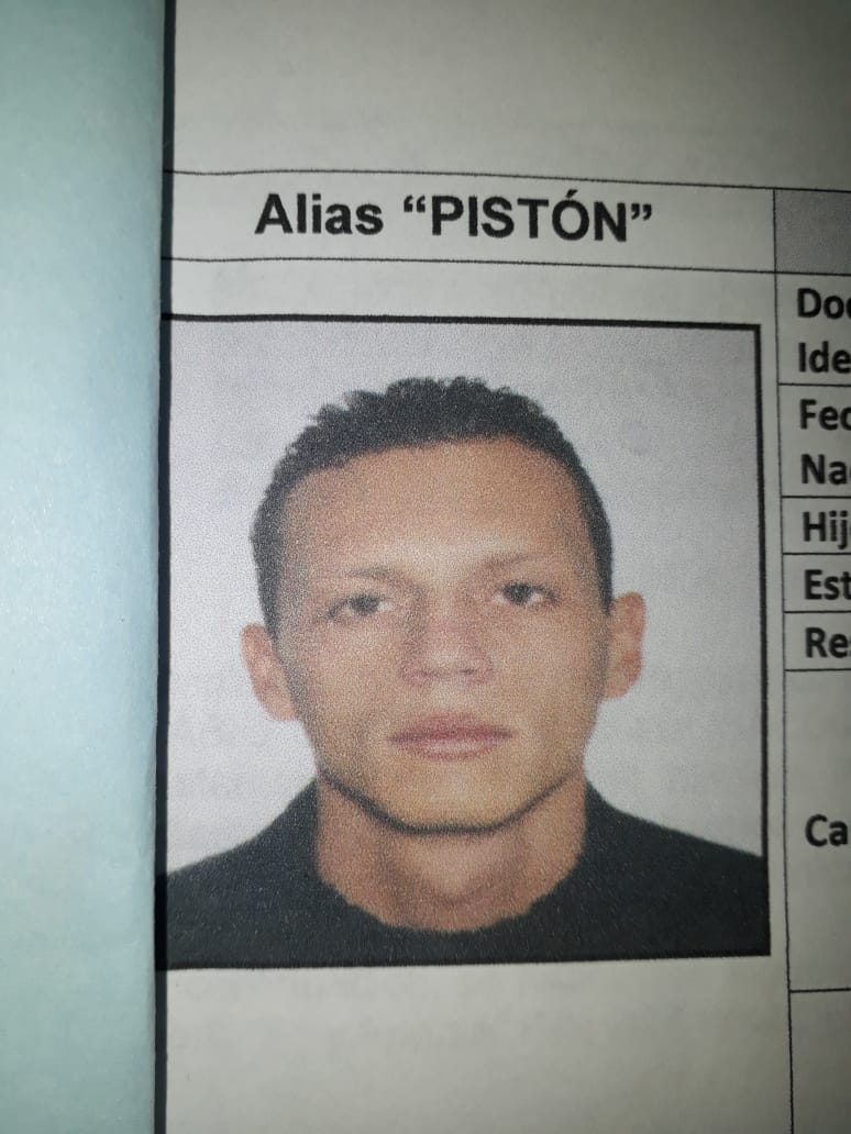 Por este crimen fue asegurado en la cárcel alias Pistón, presunto cabecilla de la banda criminal.