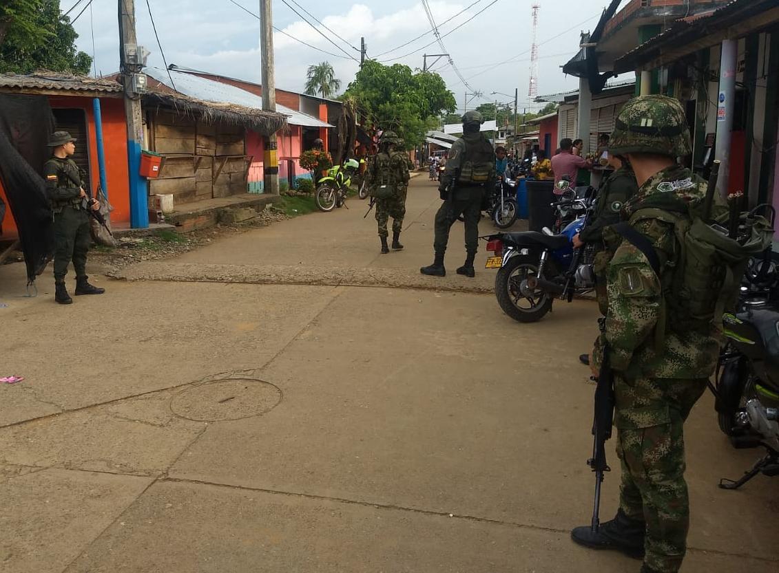 Intervención en Cáceres, Antioquia