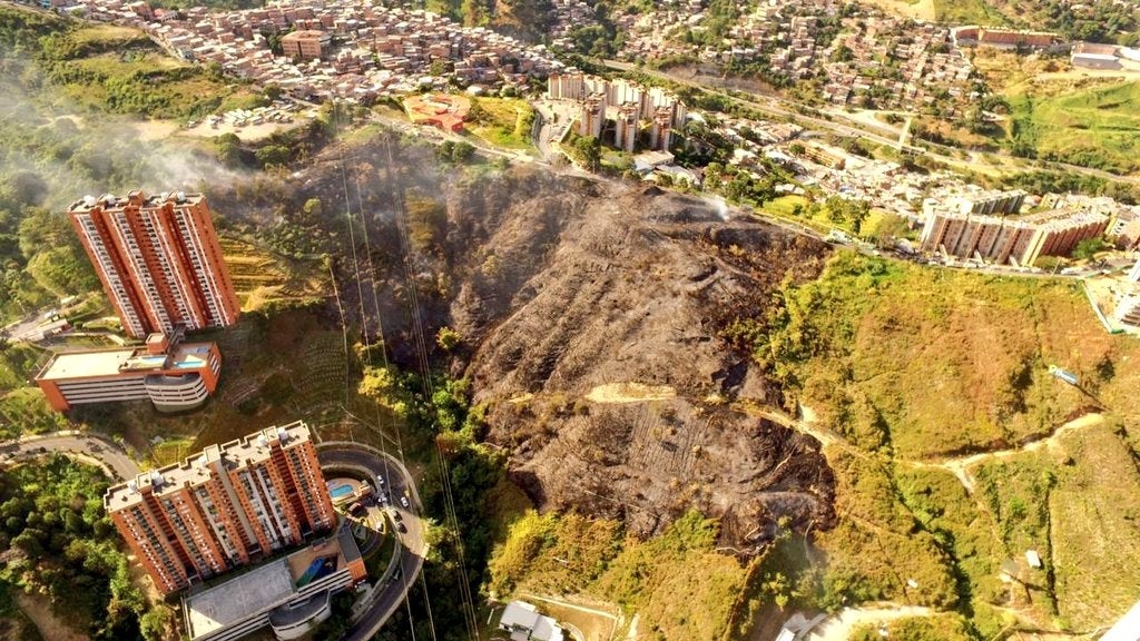 Incendios forestales en Medellín