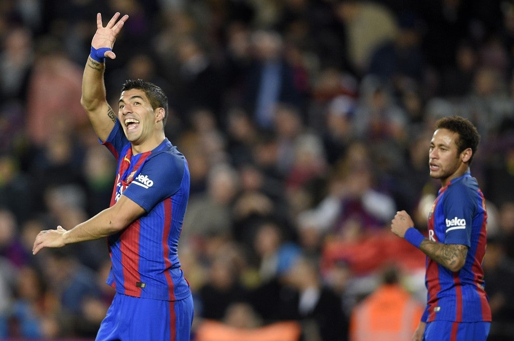 Luis Suárez y Neymar en sus días en el FC Barcelona