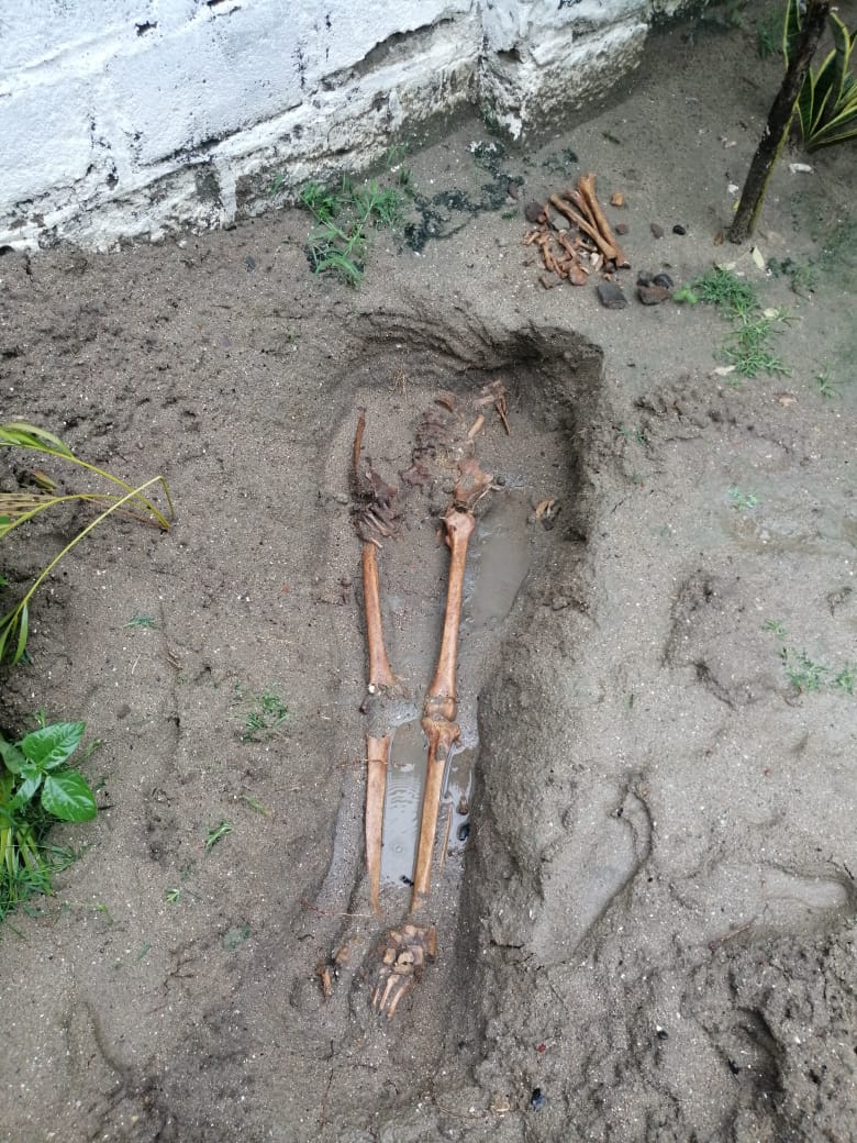 Hallan restos óseos en Juan de Acosta.