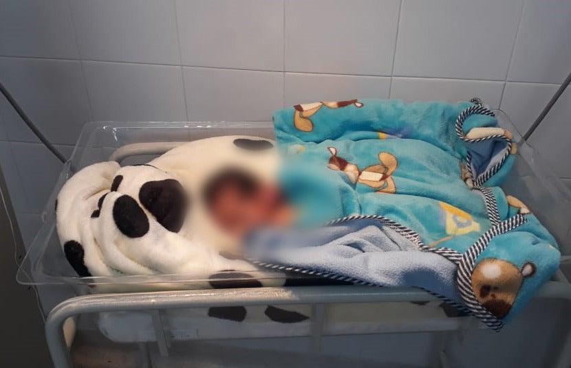 Rescatan a bebé que fue abandonado en manga de Toledo, Antioquia