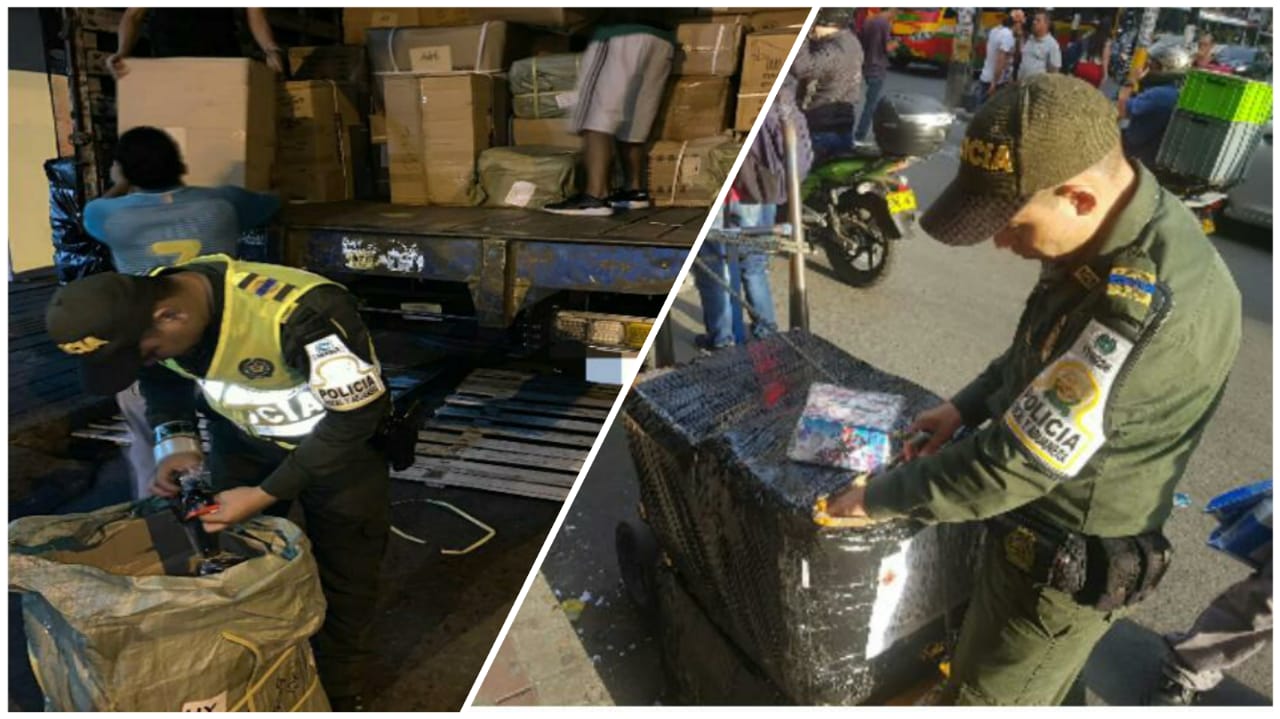 Los artículos provenían de China, Vietnam y Ecuador.