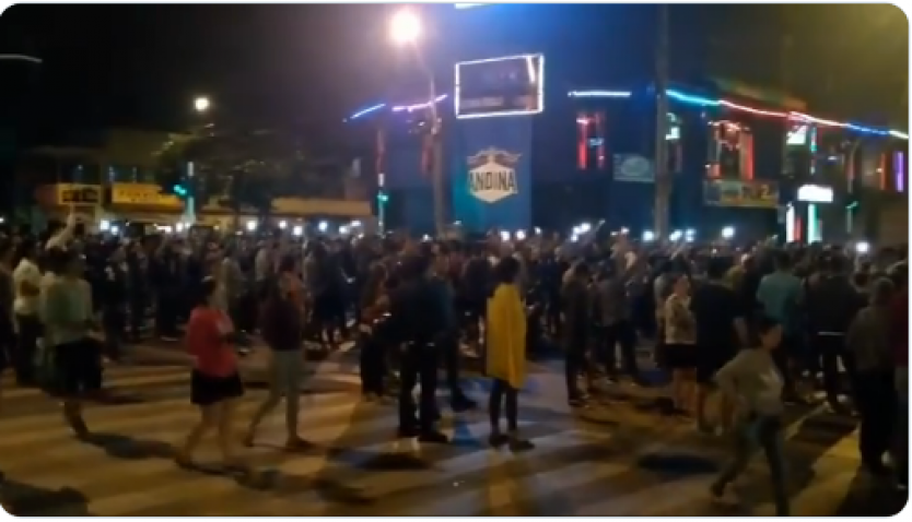 Con cacerolazos, los paisas rechazan la muerte del joven Dilan Cruz.