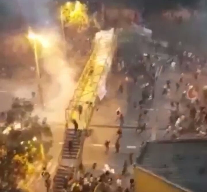 disturbios en la Universidad de Antioquia