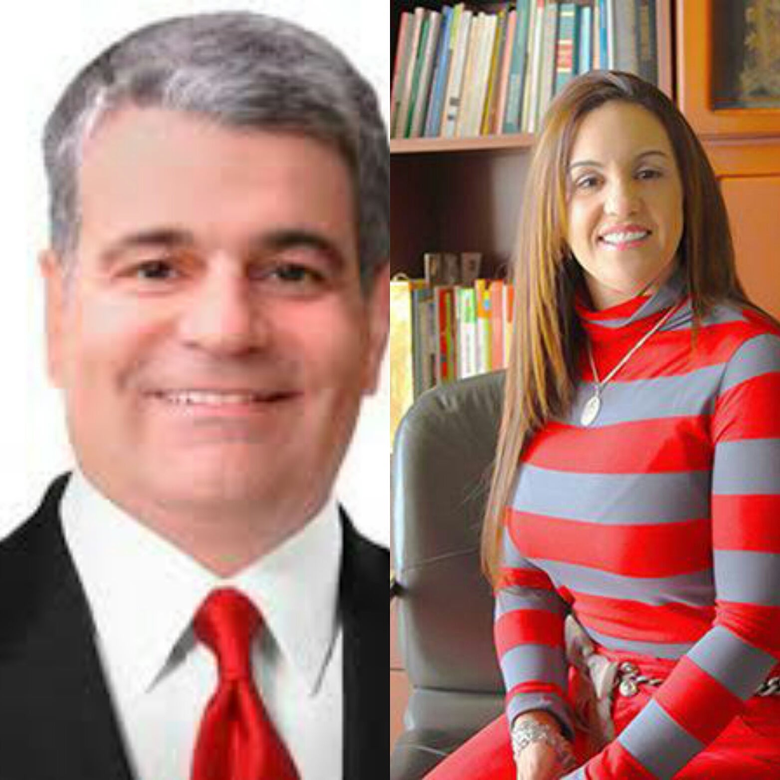 Héctor Londoño y Sara Cuervo, exalcaldes de Envigado