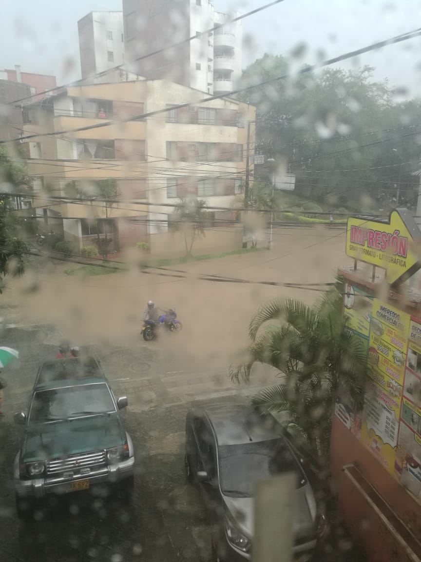 Árboles caídos y vías colapsadas dejó fuerte granizada en Medellin